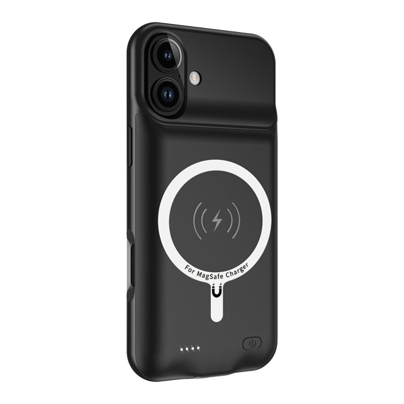 For iPhone 17 6000mAh Rechargeable Battery Shell Charging Case Powerbank