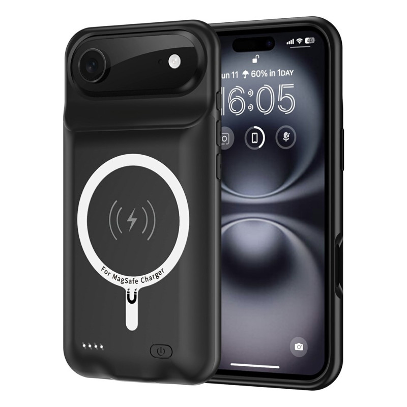 Til iPhone Air 6000mAh genopladeligt batteriskal opladningsetui Powerbank