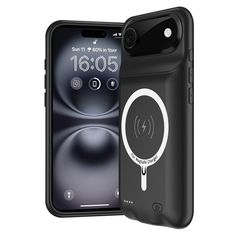 Til iPhone Air 6000mAh genopladeligt batteriskal opladningsetui Powerbank