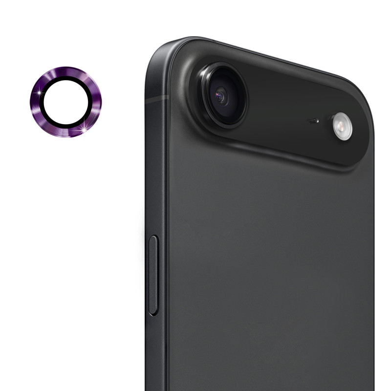 Til iPhone Air Kamera Linsebeskytter ENKAY Hat-Prince Metalring Linsefilm
