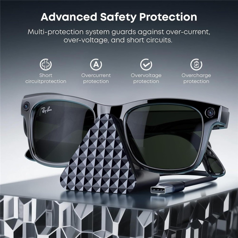 Charger Adapter for Ray-Ban Meta Wayfarer / Headliner / Skyler