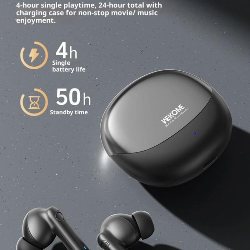 WEKOME WS-29 Langattomat Kuulokkeet In-Ear Bluetooth Kinkong 10 mm Ajuri - Valkoinen