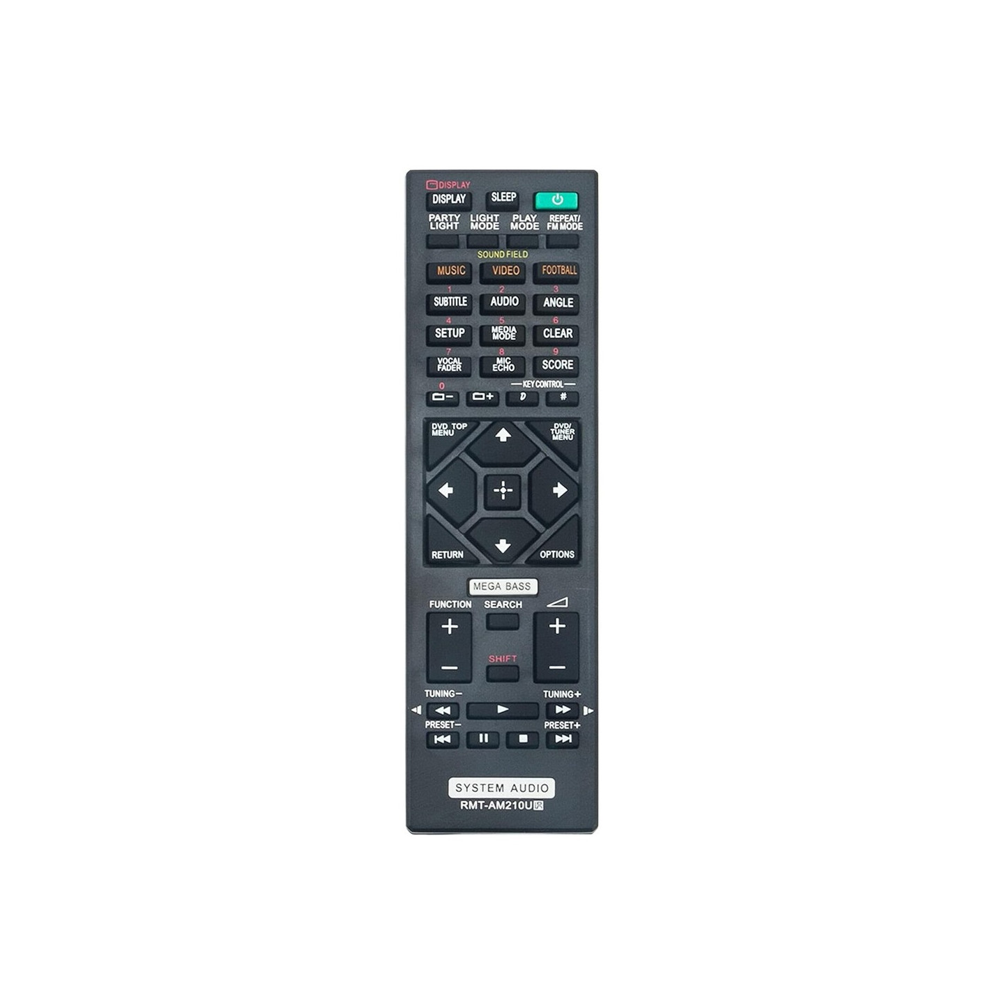 Remote Control Replacement for RMT-AM210U For Sony Home Audio System