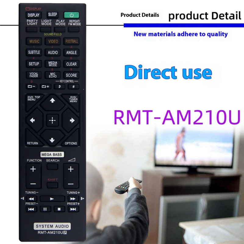 Fjernkontroll utskiftning for RMT-AM210U for Sony Home Audio System