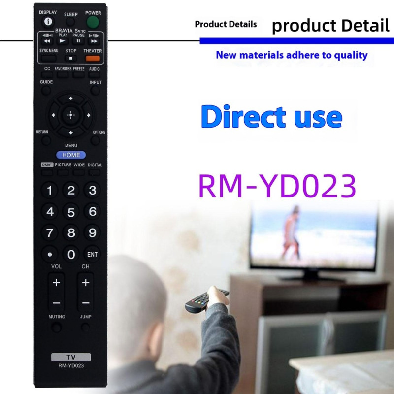 Udskiftning af fjernbetjening til RM-YD023 til Sony TV