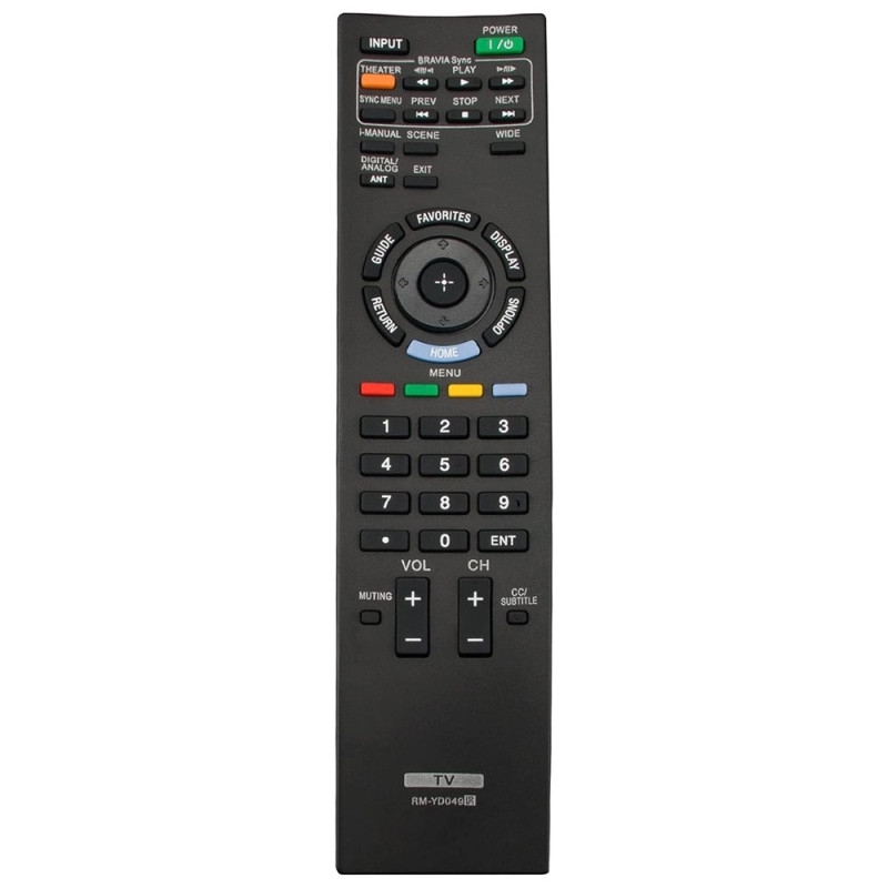 Udskiftning af fjernbetjening til RM-YD049 til Sony TV