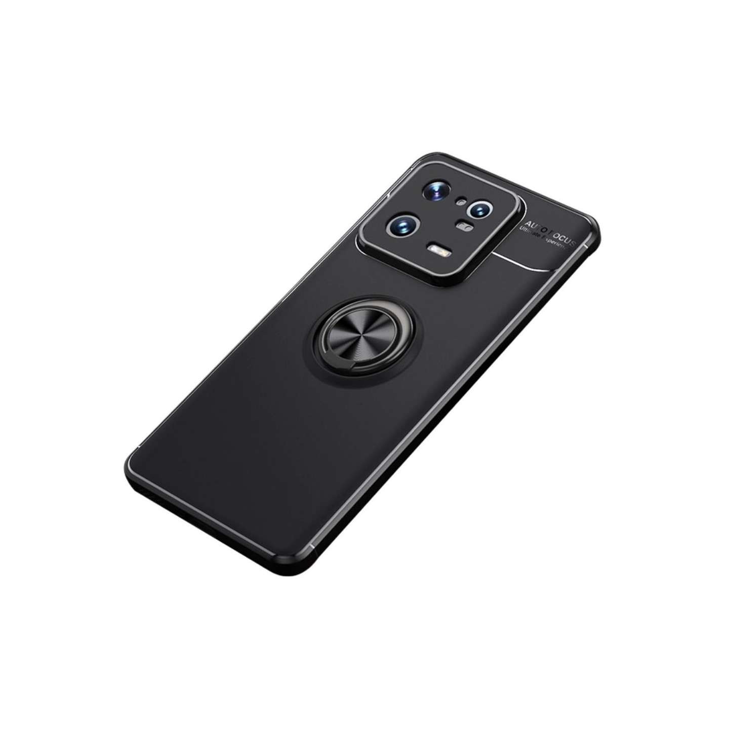 Til Xiaomi 13 Pro TPU Deksel Med Fingerring - Svart