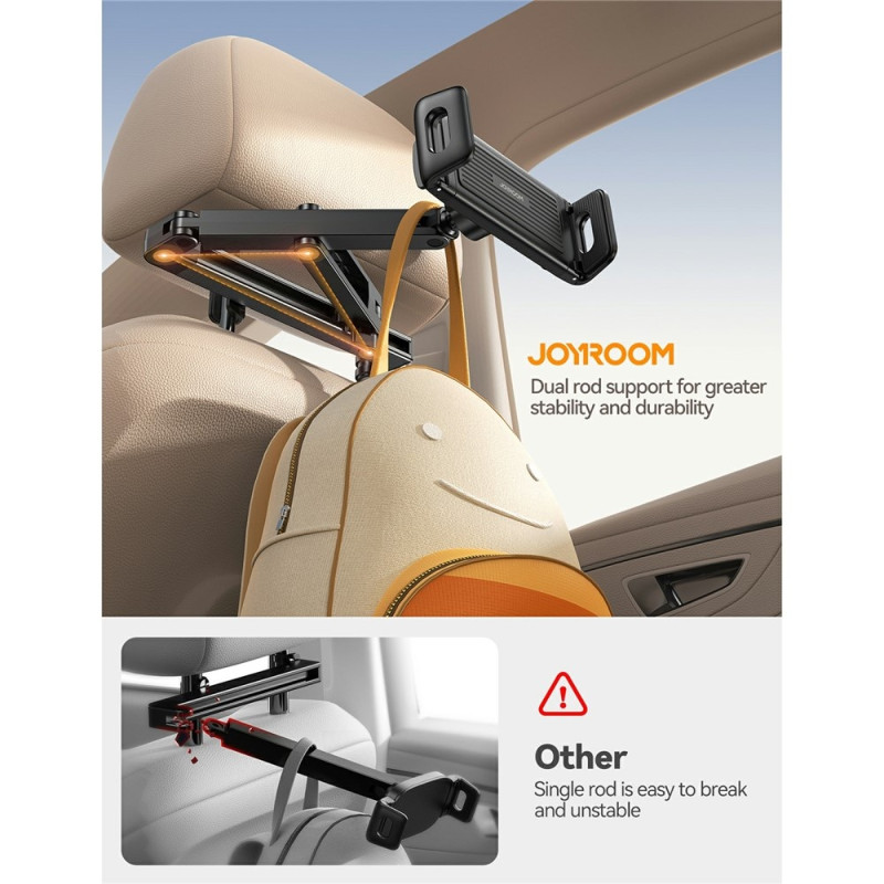 Holder for Tablet in the Car Headrest Holder Extendable Stand