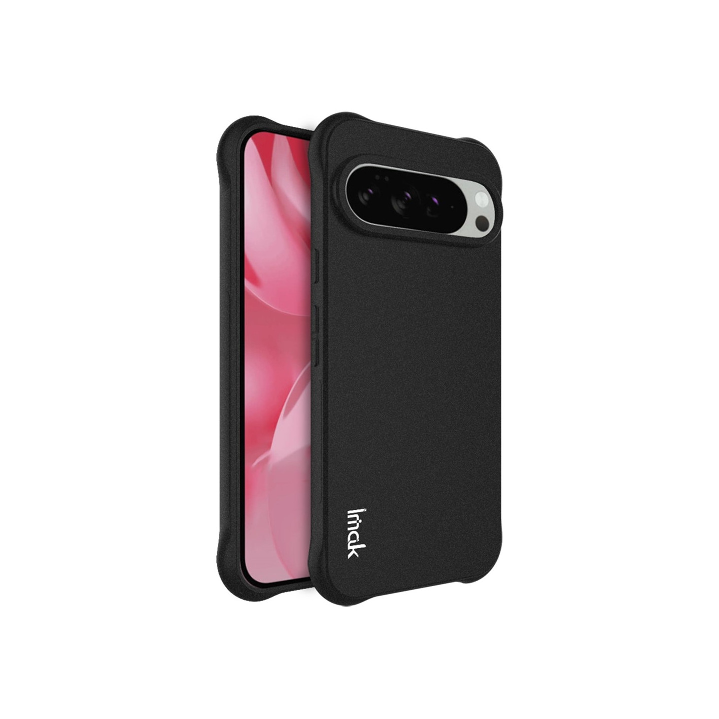 IMAK For Google Pixel 10 / 10 Pro Case TPU Phone Cover Airbag Shockproof Protection Matte Black