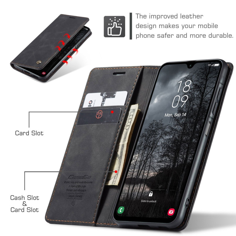 CASEME Plånboksfodral Samsung Galaxy A17 5G - Svart
