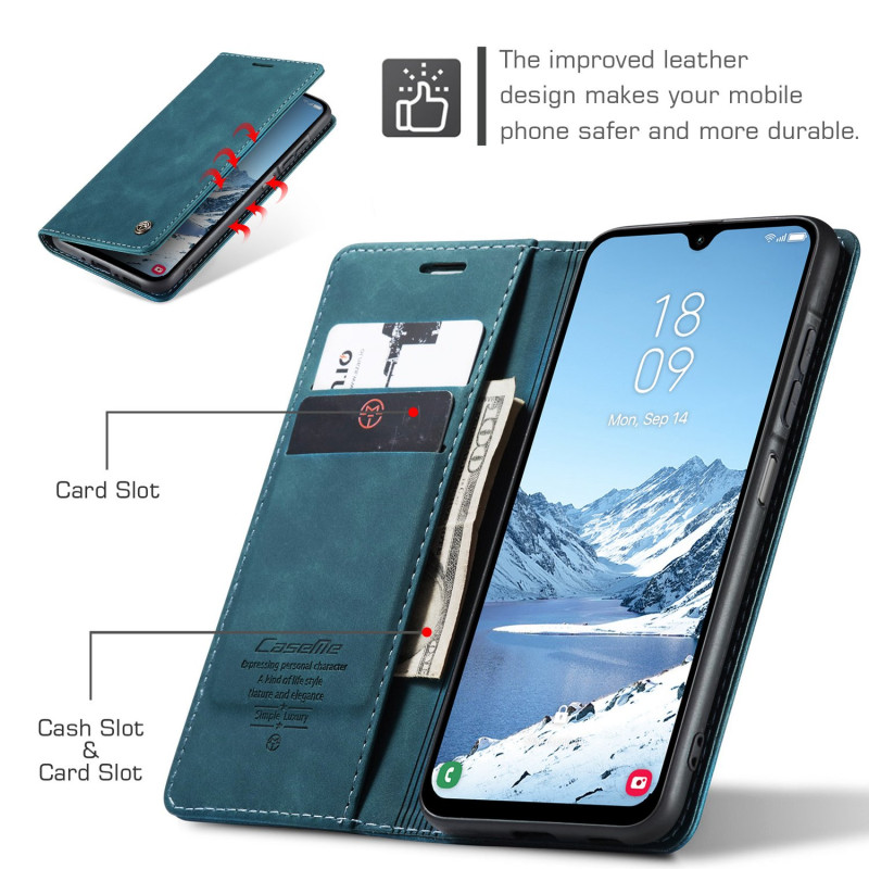 CASEME Lommebok-deksel Samsung Galaxy A17 5G - Blå