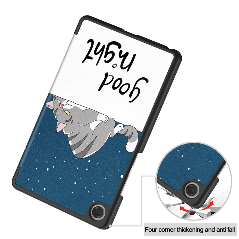 For Lenovo Tab One Trifold Stand Cover - Cat