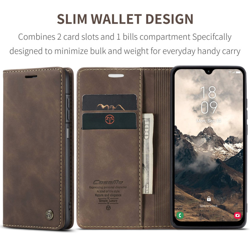 CASEME Plånboksfodral Samsung Galaxy A17 5G - Coffee