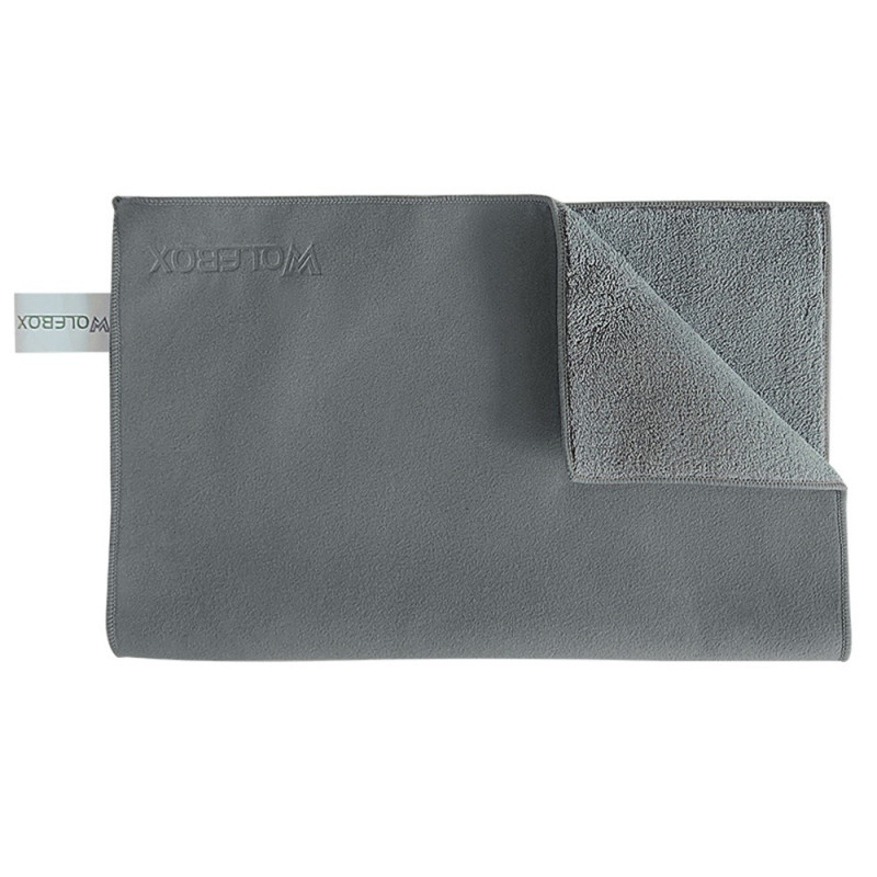 2 pcs 30x40CM WOLFBOX Coral Fleece + Suede Cleaning Cloth Car Cleaning Cloth