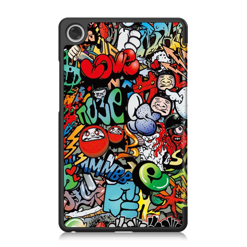 Tri-fold Veske til Lenovo Tab One - Graffiti