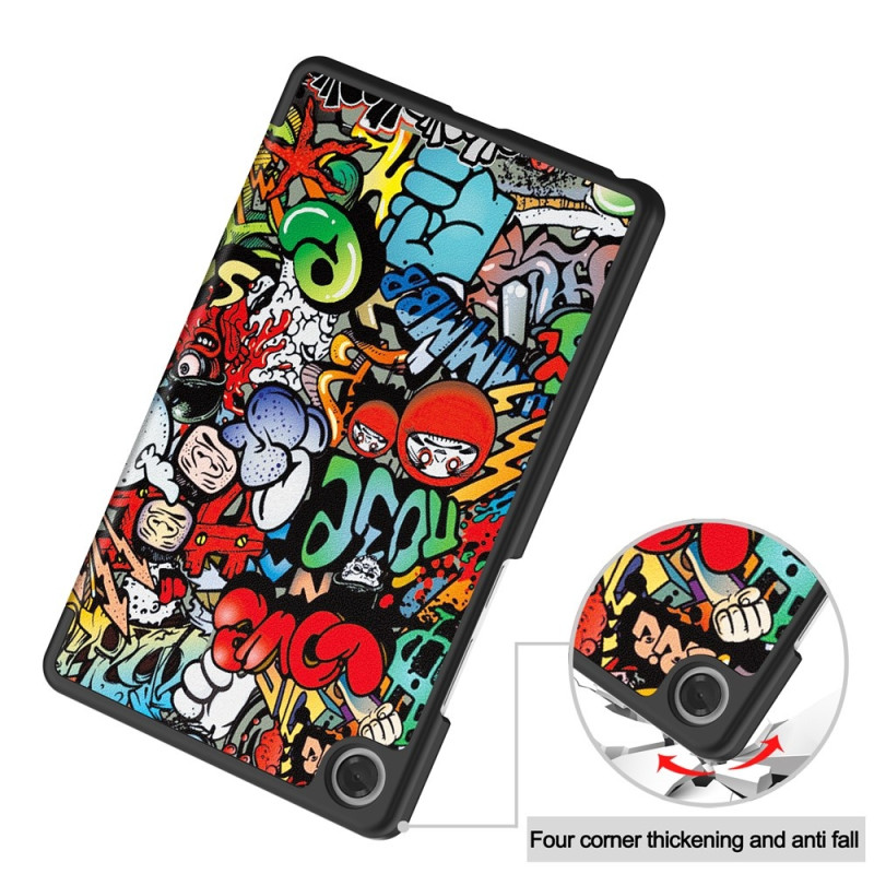 Tri-fold Fodral till Lenovo Tab One - Graffiti