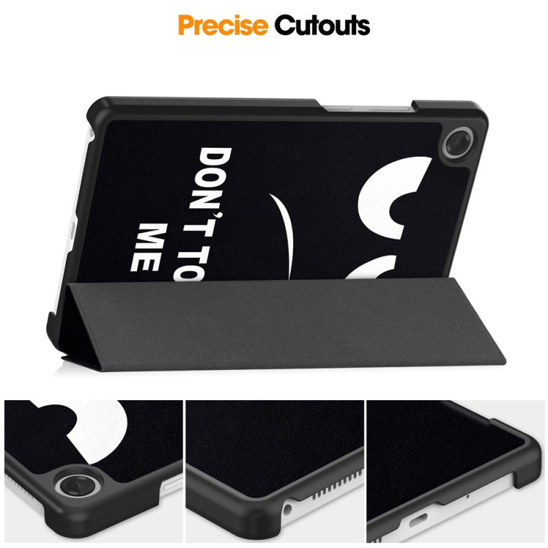 Til Lenovo Tab One Trifoldet Stativdæksel - Don't Touch Me