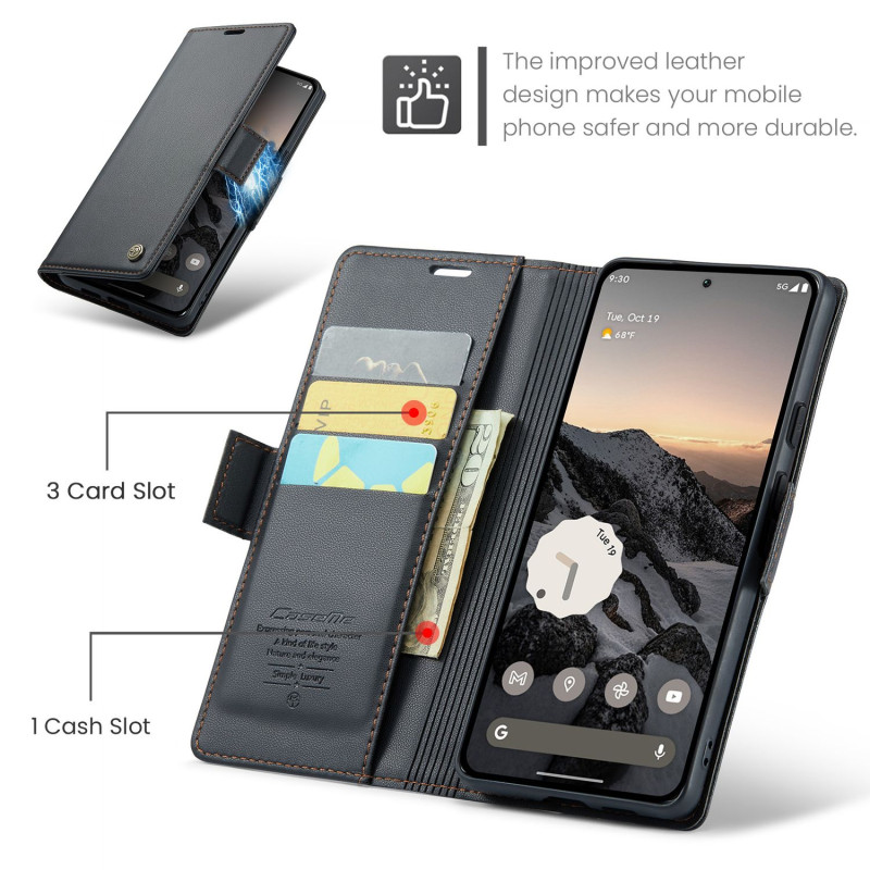 CASEME För Google Pixel 10 Pro / 10 / 9 Pro / 9 Fodral Stativ Telefonfodral