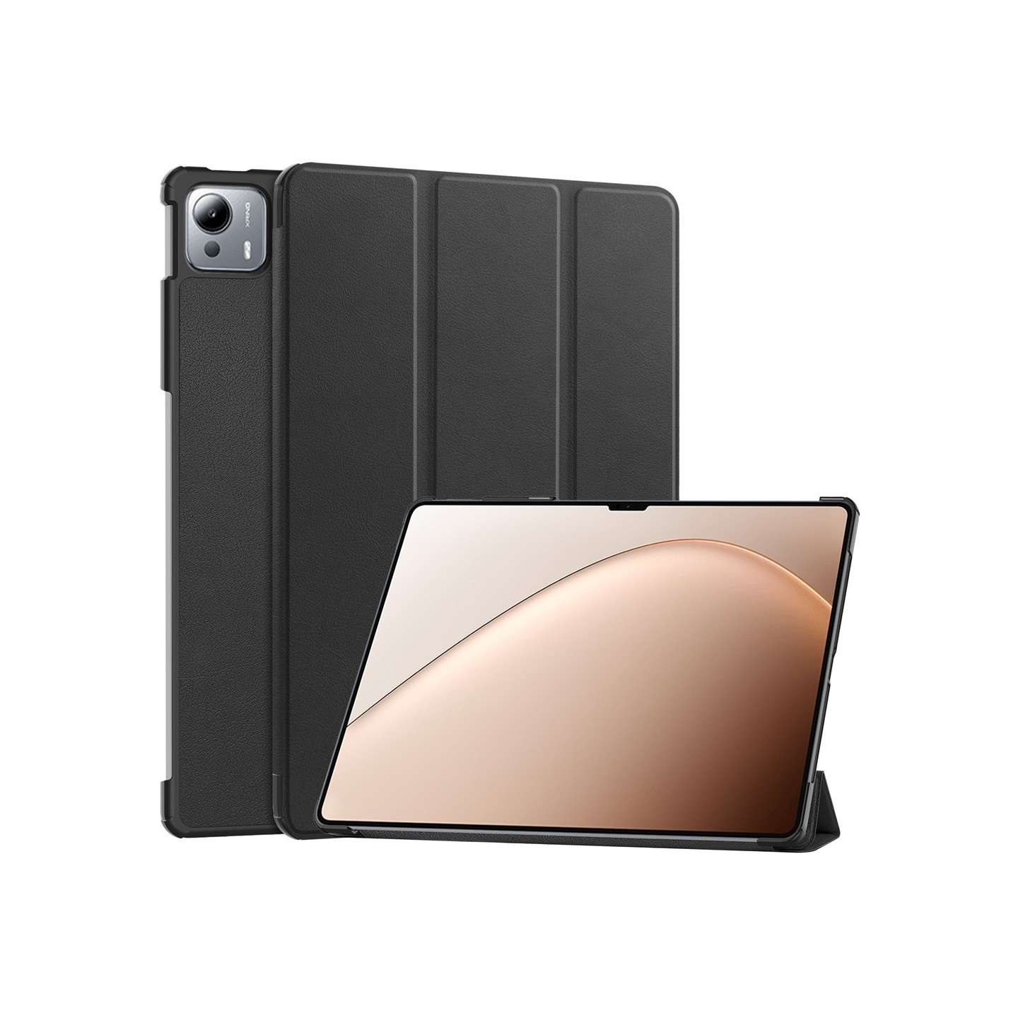 Til Xiaomi Pad 7 Ultra Cover Stødsikkert Stand Cover til Tablet - Sort