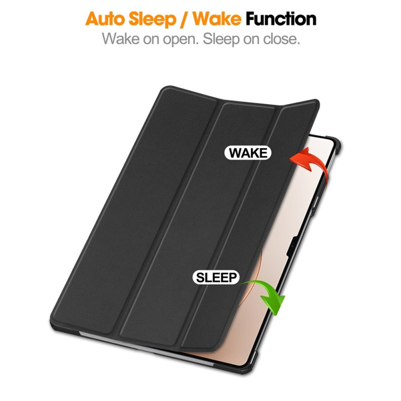 För Xiaomi Pad 7 Ultra Fodral Stöttåligt Ställbart Tabletfodral - Svart
