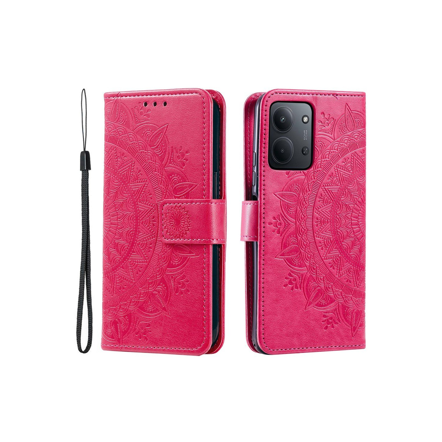 For Xiaomi Redmi 15C Stativdeksel Totem Lommebokdeksel