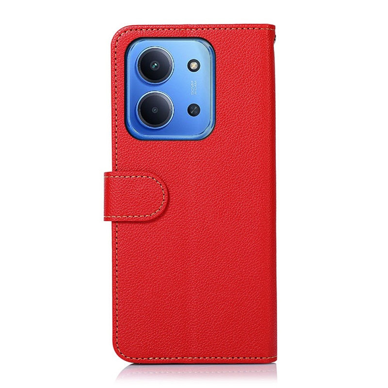 KHAZNEH Pung etui til Xiaomi Redmi 15C - Rød/Sort