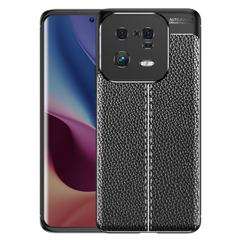 Puhelinkotelo Xiaomi 13 Pro 5G TPU - suojukselle Litchi Texture Shell - musta