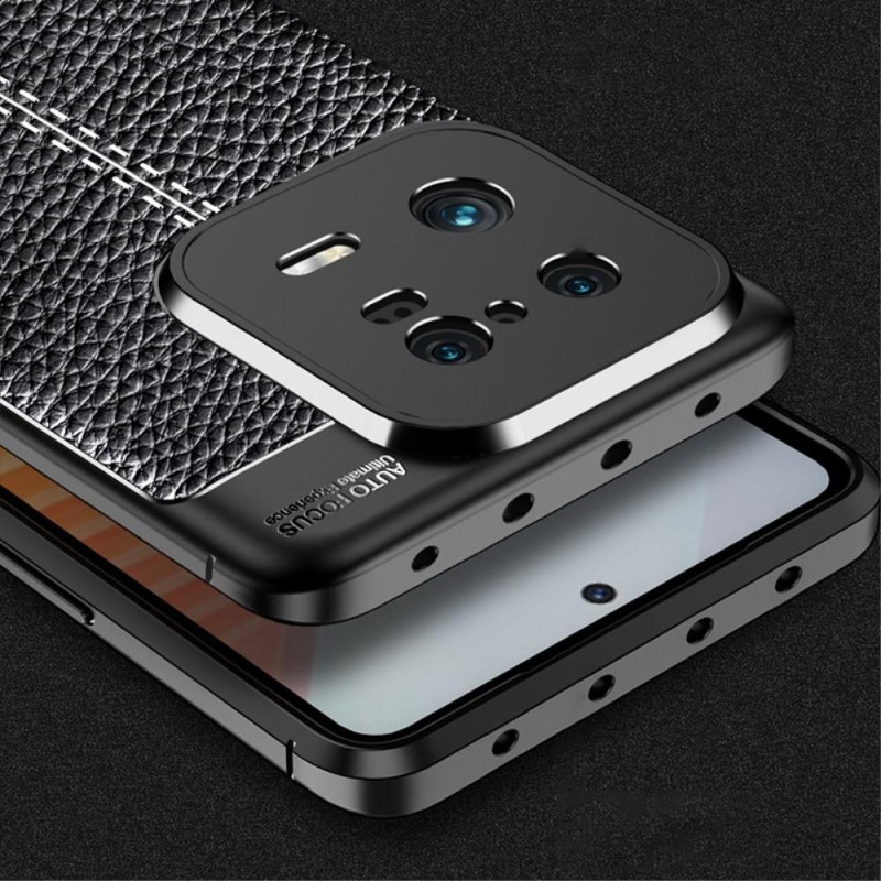 Puhelinkotelo Xiaomi 13 Pro 5G TPU - suojukselle Litchi Texture Shell - musta