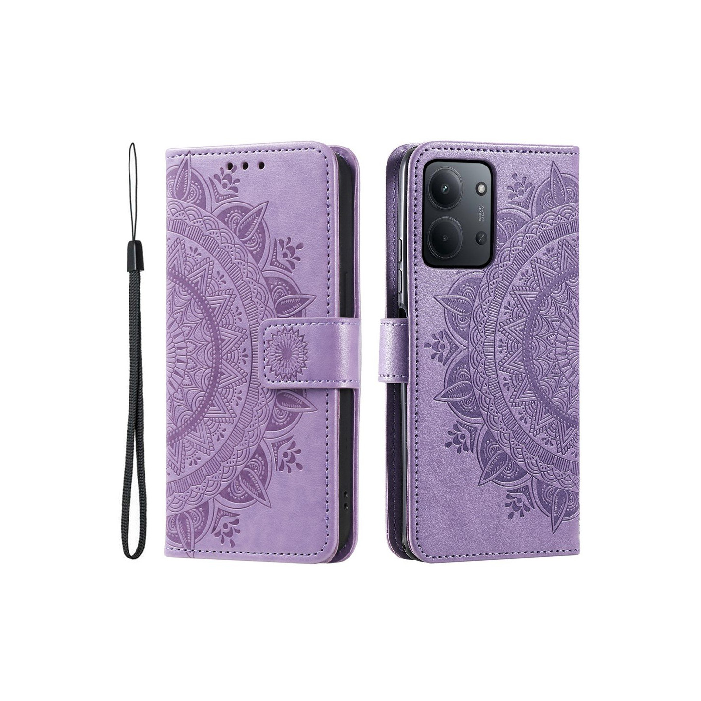 Til Xiaomi Redmi 15C Stand Cover Totem Tegnebogsetui