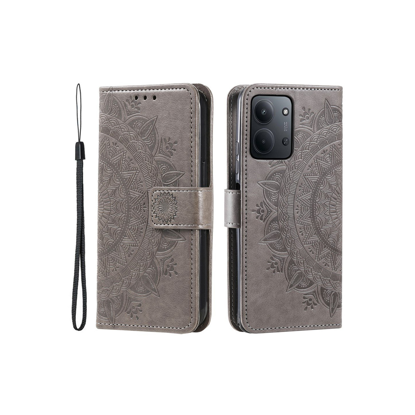 Til Xiaomi Redmi 15C Stand Cover Totem Tegnebogsetui