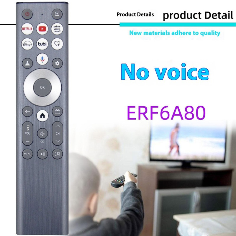Remote Control Replacement ERF6A80 For Hisense TV