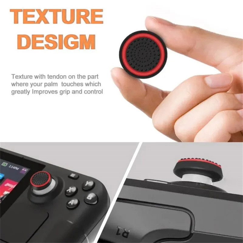 4st Tumgrepp Fingergrepp Skydd för Sony PlayStation 5 / 4 / 3