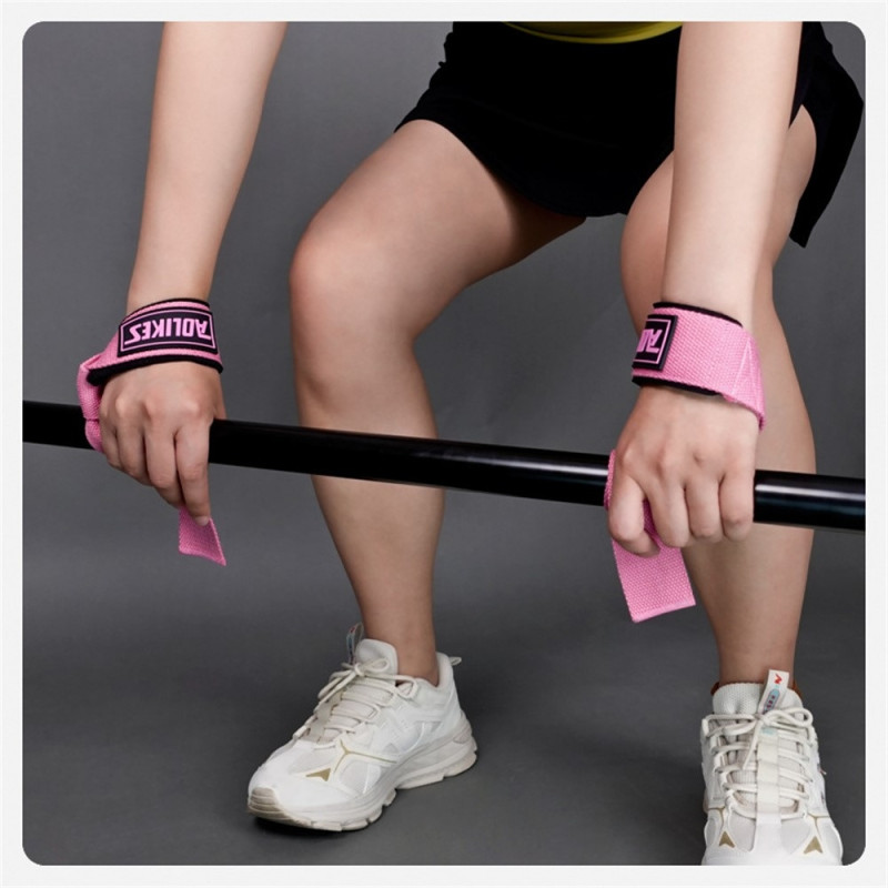 2 st lyftremmar för styrketräning tyngdlyftning marklyft pull-ups handledsstöd