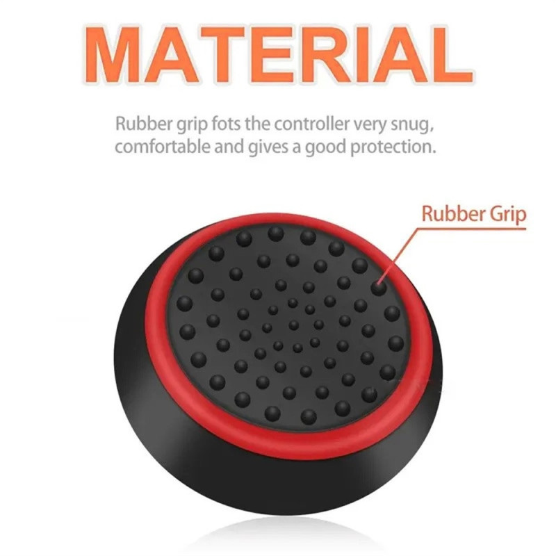 4st Tumgrepp Fingergrepp Skydd för Sony PlayStation 5 / 4 / 3