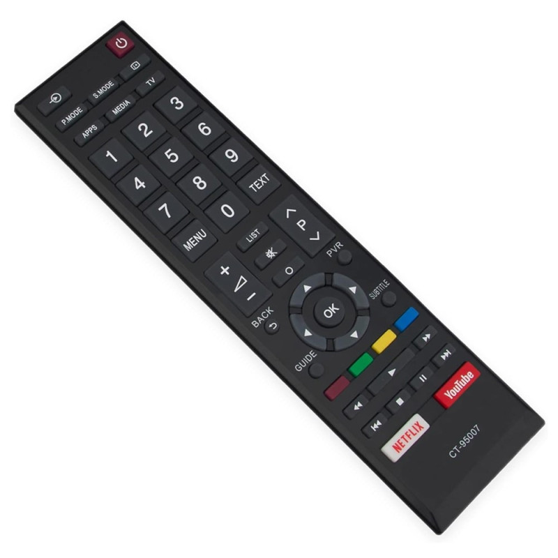 Kaukosäätimen vaihto CT-95007:lle Toshiba TV:lle
