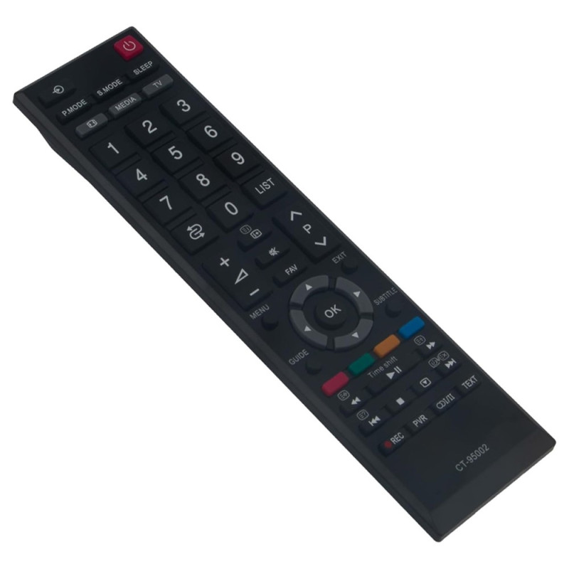 Udskiftning af fjernbetjening til CT-95002 til Toshiba TV