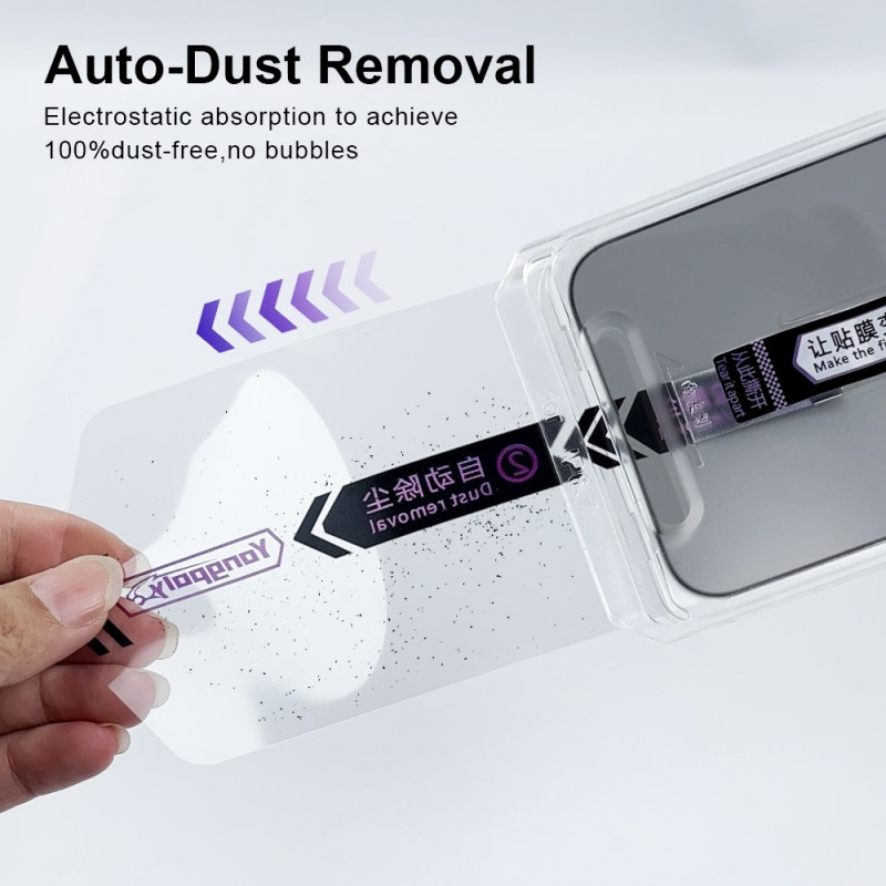 For iPhone 17 Anti-spy Privacy Tempered Glass Screen Protector