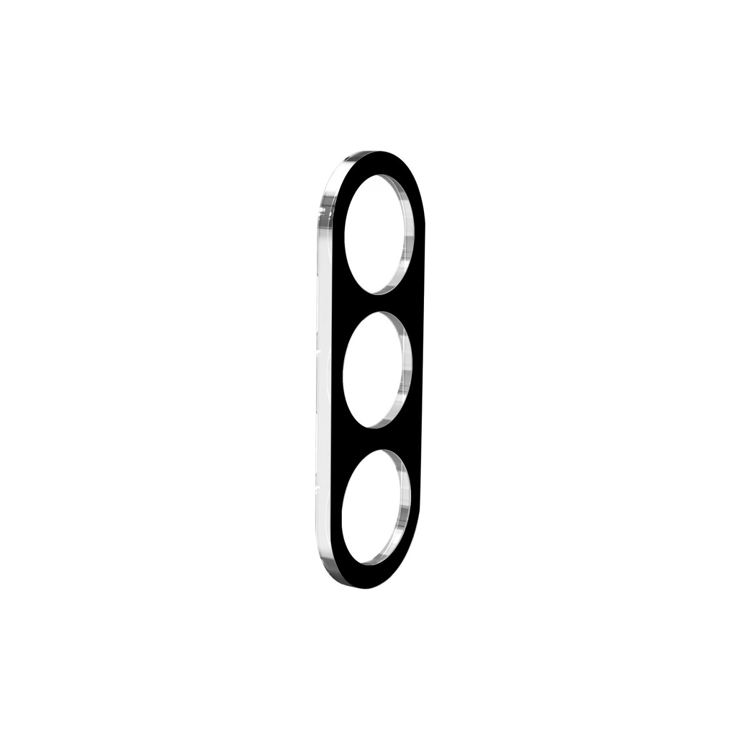 Til Samsung Galaxy S25 ENKAY Kameralinse Beskytter Integreret Hærdet Glas Linsefilm - Sort