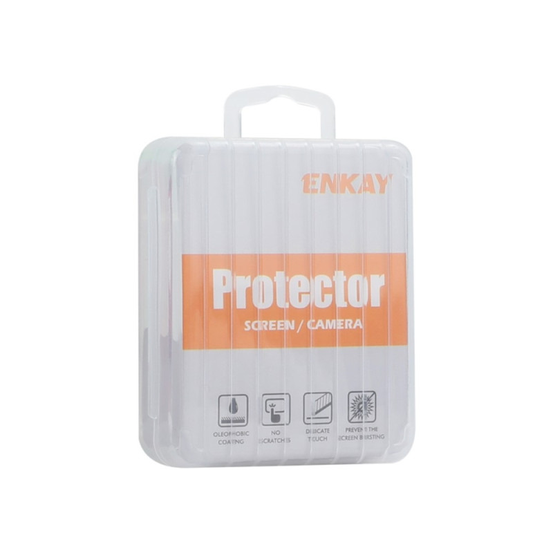 Til Samsung Galaxy A26 5G Kameralinse Beskytter ENKAY Hat-Prince Metal Ring Linsefilm - Sort