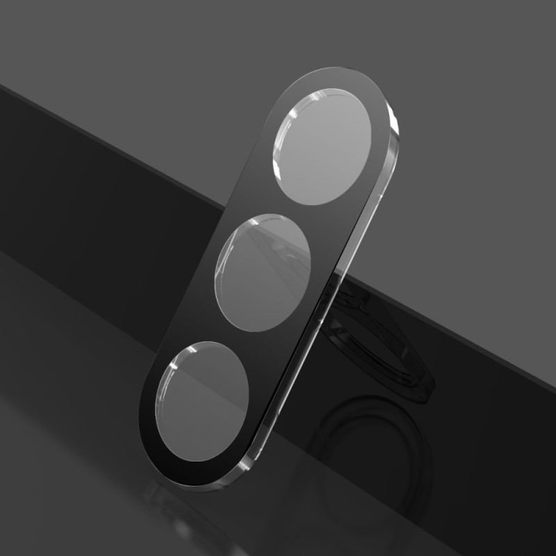 Til Samsung Galaxy S25 ENKAY Kameralinse Beskytter Integreret Hærdet Glas Linsefilm - Sort