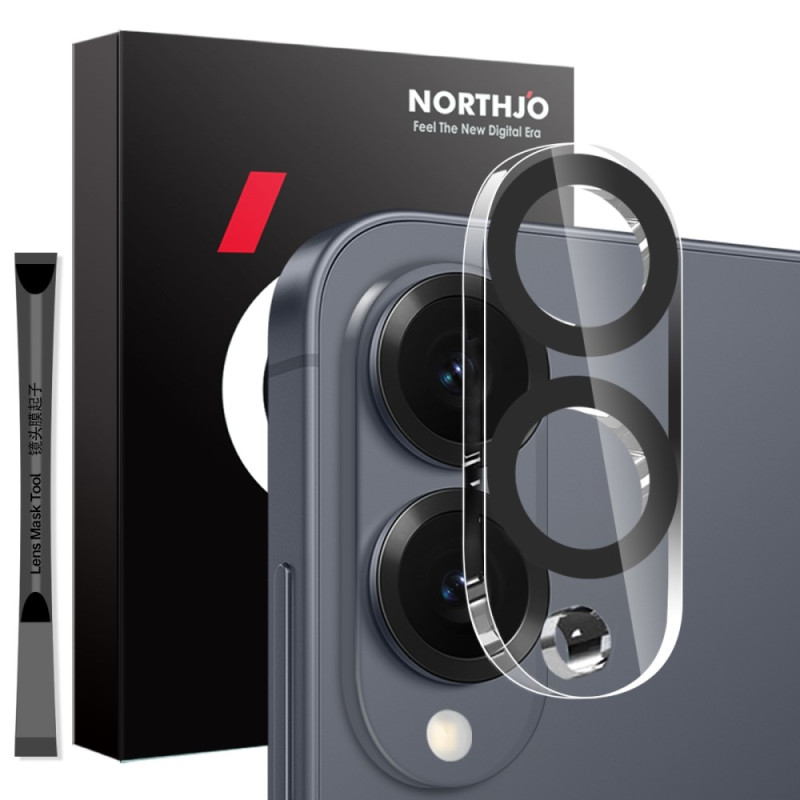 NORTHJO For Samsung Galaxy S25 Edge Tempered Glass Camera Lens
