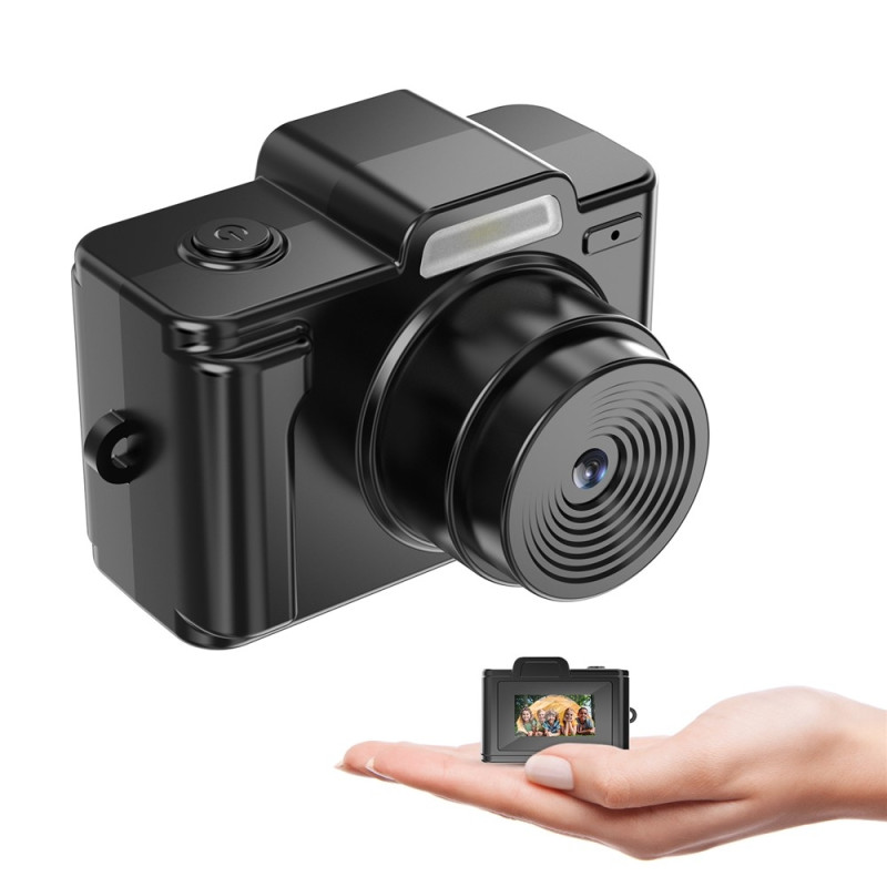 Kamera E9 0,96 tuuman värinäytöllä varustettu retrotyylinen minikokoinen digikamera 1080p HD -videonauhuri