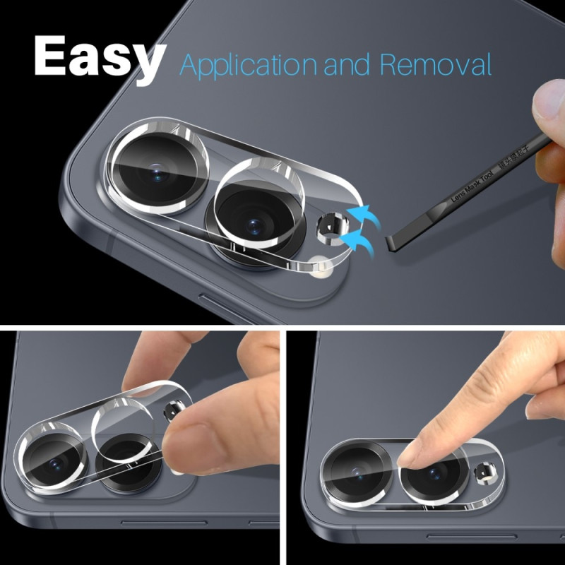 NORTHJO for Samsung Galaxy S25 Edge Herdet Glass Kameralinsebeskytter