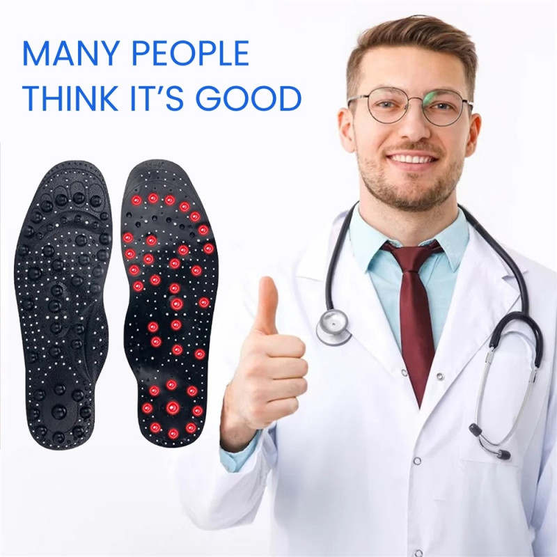 HOUKEA 1 pair of arch inserts magnetic acupressure supporting arch inserts