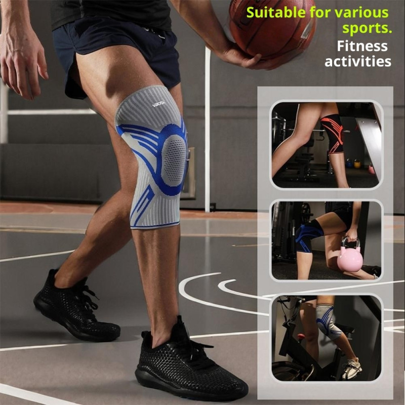 VBOSI 1 pc. Elastic Support for knee Knee support Knee protector Circumference 50-60cm Size XL