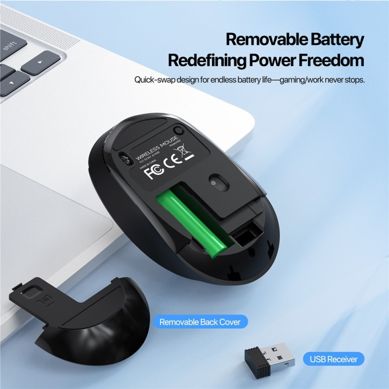 Tietokoneen langaton hiiri DUX DUCIS DM -sarja 4D 2.4G 1600 DPI kannettavaan tietokoneeseen