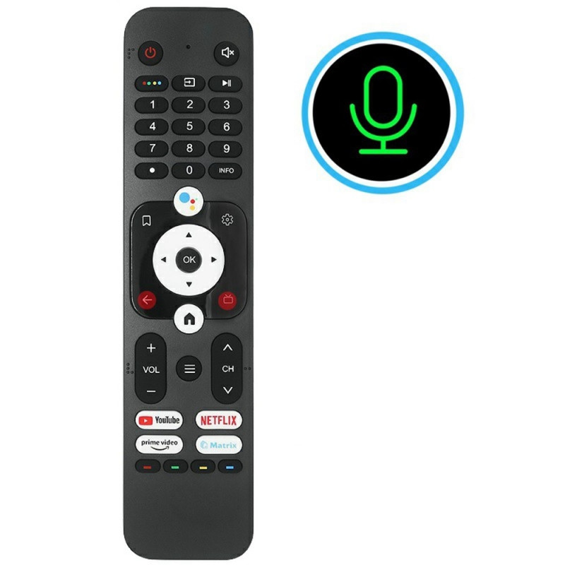 Remote Control Replacement HTR-U31 For Haier TV Voice Controlled
