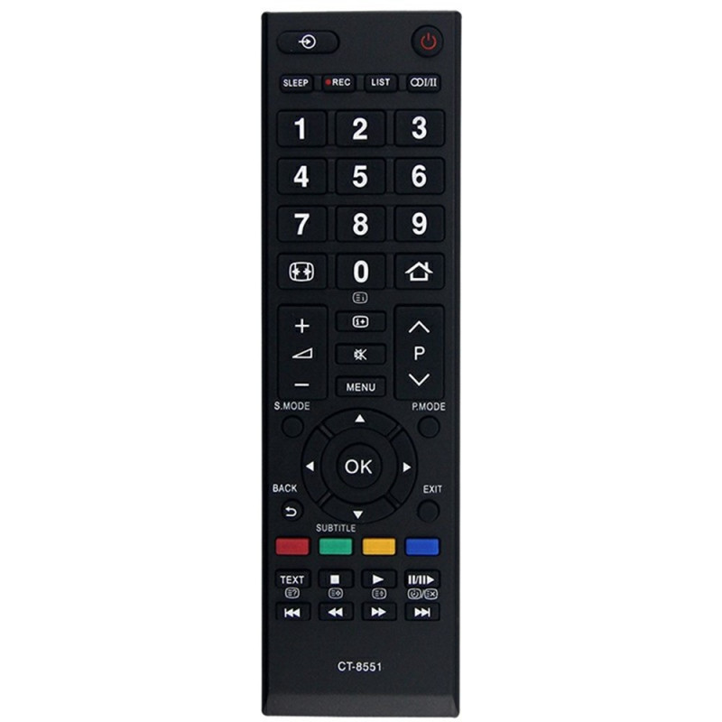 Kaukosäätimen vaihto CT-8551:lle Toshiba TV:lle