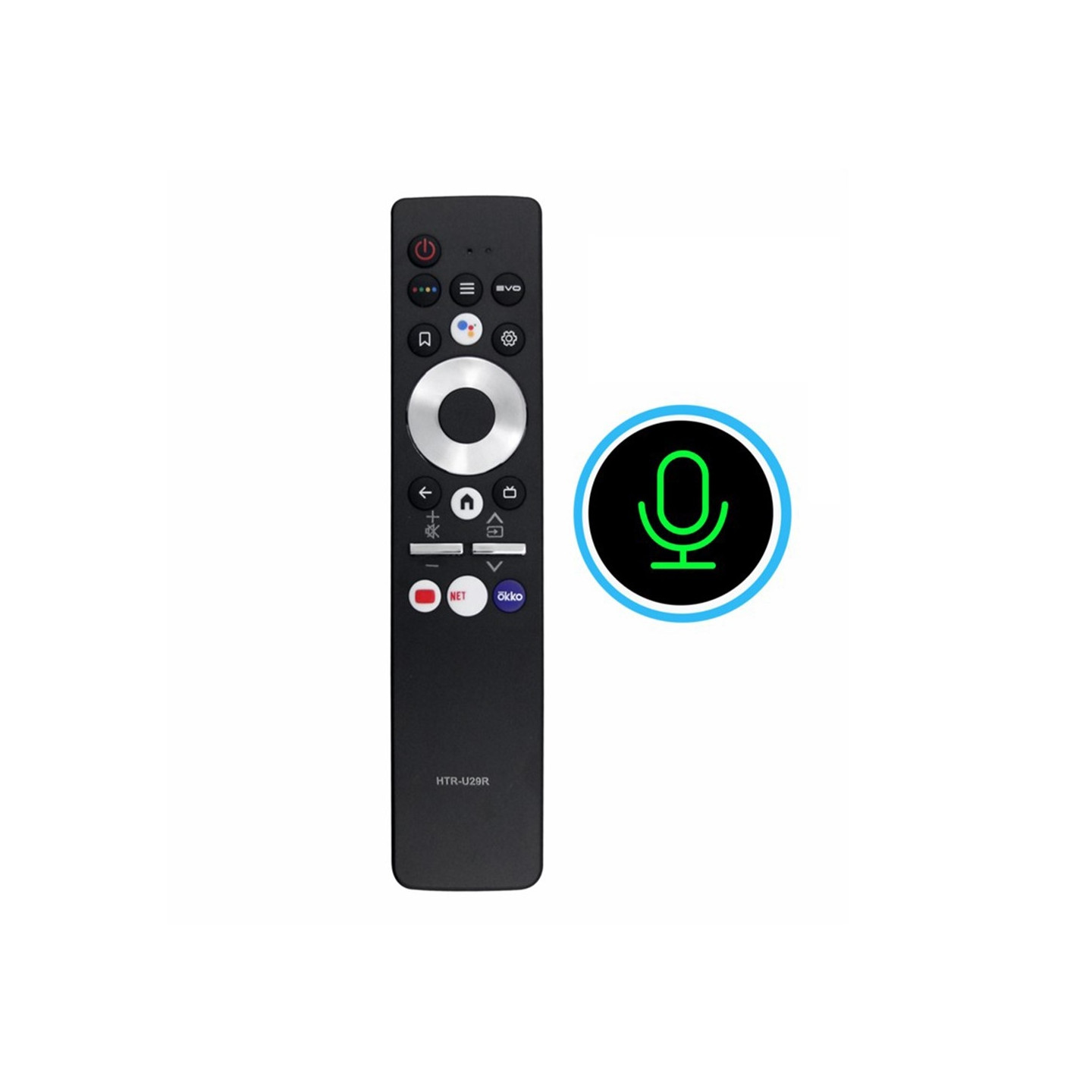 Kaukosäätimen vaihto HTR-U29R Haier-televisiolle, ääniohjattava