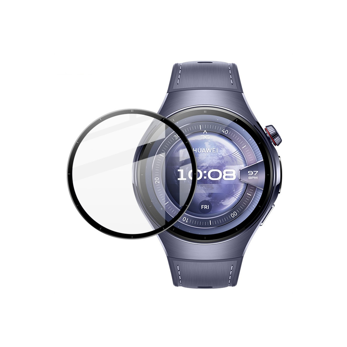 IMAK For Huawei Watch 5 46mm Skjermbeskytter Ripebestandig PMMA Klokkefilm